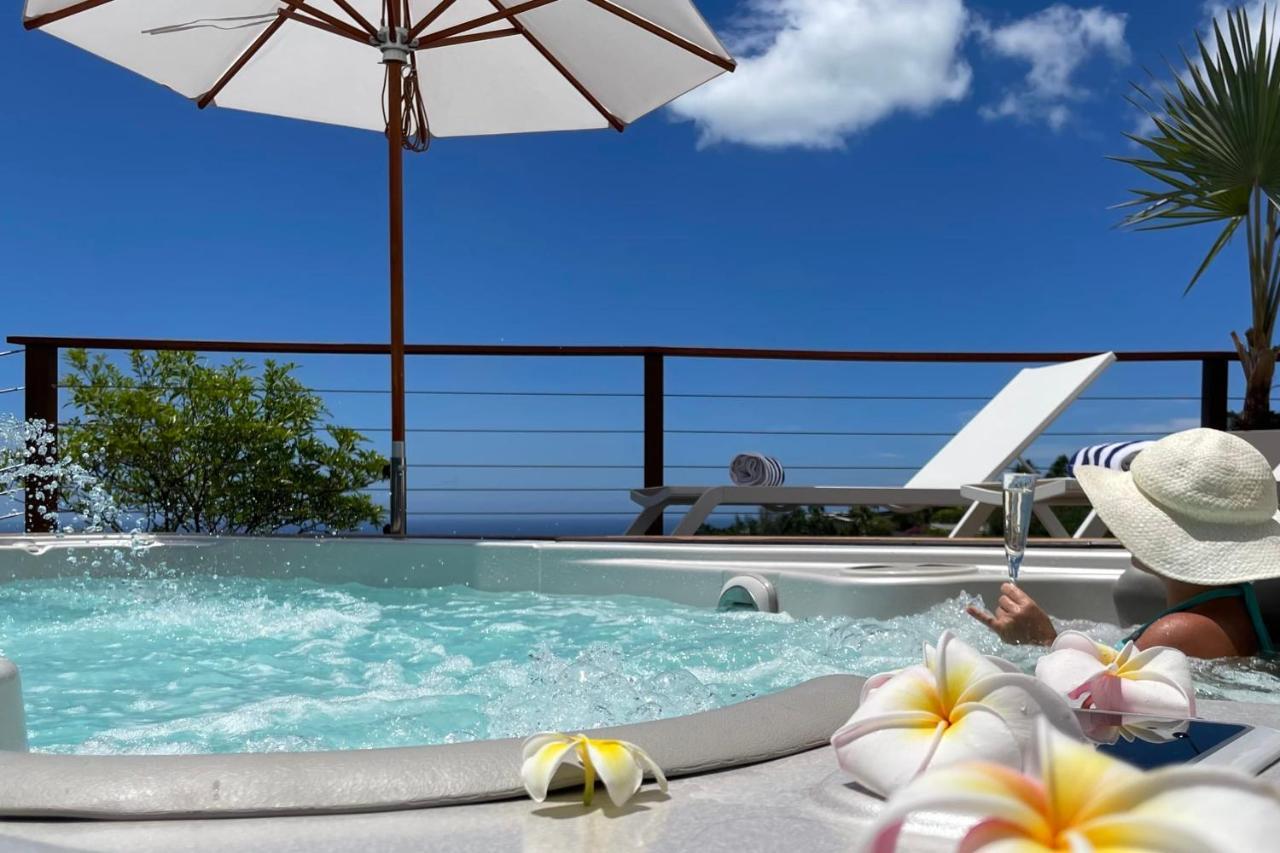 Villa Manuiti, Balinese Luxury Home - Private Swim Spa, Ocean View - Ofyr Bbq - Koi Pond Punaauia  Extérieur photo