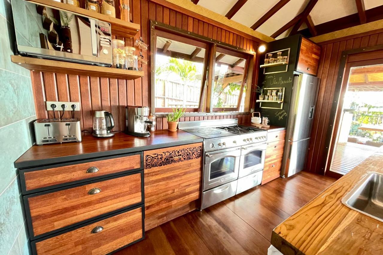 Villa Manuiti, Balinese Luxury Home - Private Swim Spa, Ocean View - Ofyr Bbq - Koi Pond Punaauia  Extérieur photo