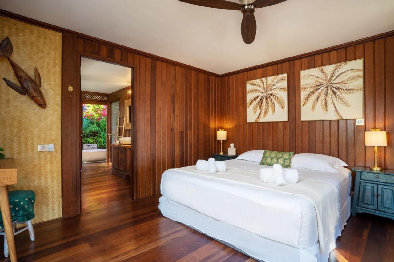 Villa Manuiti, Balinese Luxury Home - Private Swim Spa, Ocean View - Ofyr Bbq - Koi Pond Punaauia  Extérieur photo